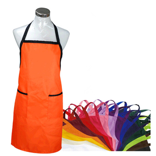 Promotional custom logo polyester cooking apron
