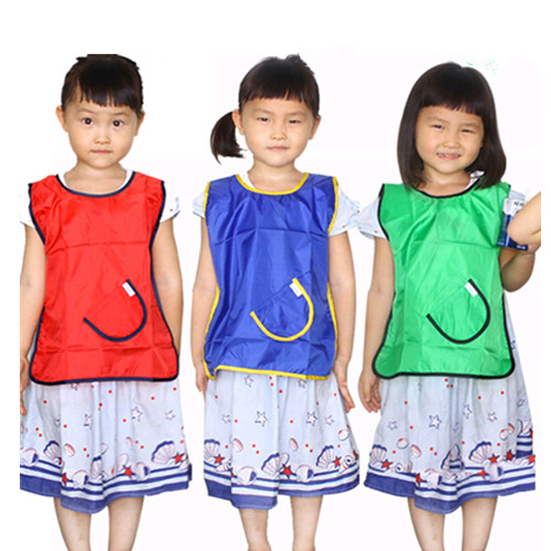 Wholesale children bib apron, child waterproof bib apron