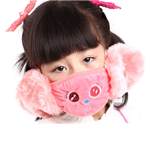 Children ear protection and face protection mask