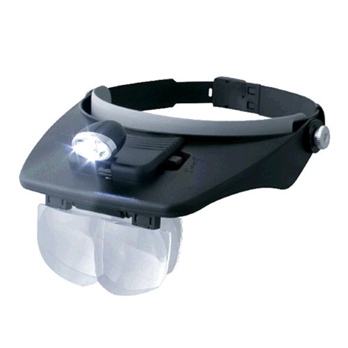 Promotional head wearing magnifier with led, led head magnifier