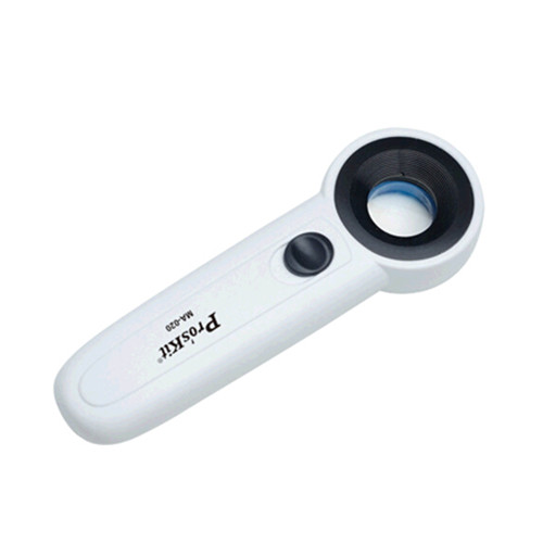 Promotional 22x 2pcs leds white plastic handle magnifier