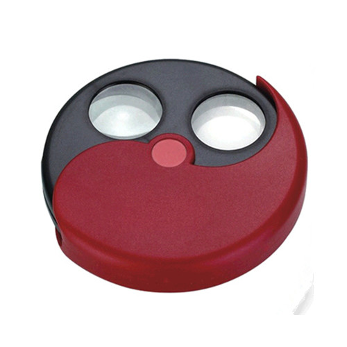 Taichi turntable swivel round shape two mirrors magnifier