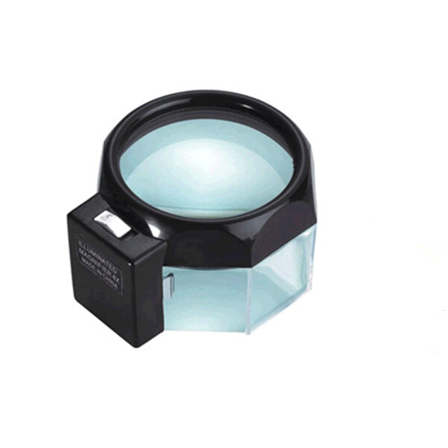 Multi-function 4x drum with led light magnifier glass