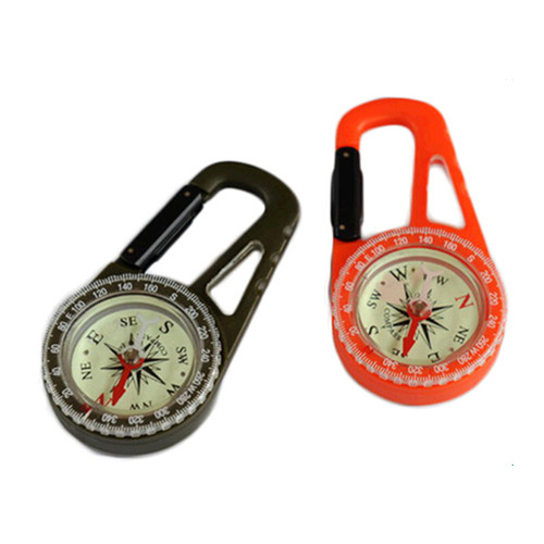 Promotional cheap multi-function carabiner compass