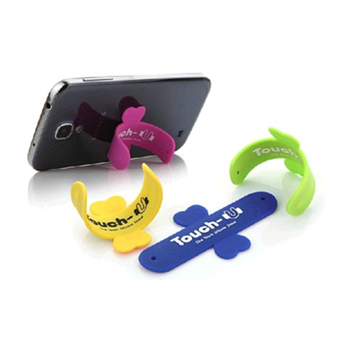 Touch U shape silicone mobile phone holder