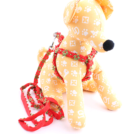 Wholesale cheap cute nylon pet leashes and collar, dog collars and leashes