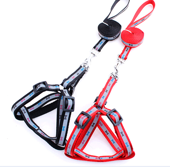 Promotional reflective nylon pet collar and leashes