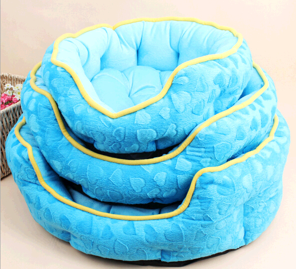 Soft short vevelt and pp cotton luxury pet beds and pet house and pet mat