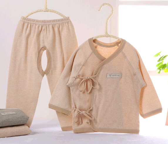 Wholesale high quality 5pcs baby suit with bib and trousers
