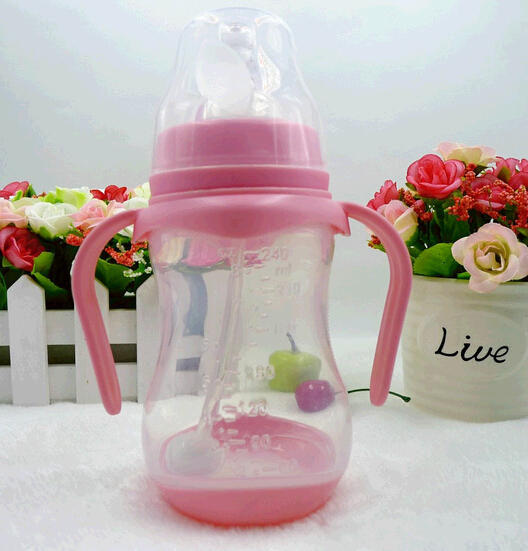 Wholesale color chaning pp baby bottle, changing color baby bottle feeder