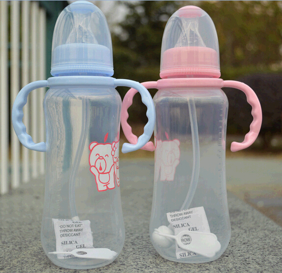 Wholesale 300ml glass baby feeding bottle, 300ml baby bottle feeder