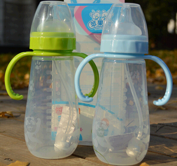 Promotional silicone baby feeding bottle