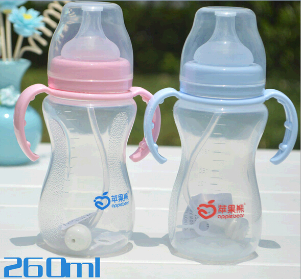 Wholesale pp 260ml baby bottle feeder, 260ml baby feeding bottle