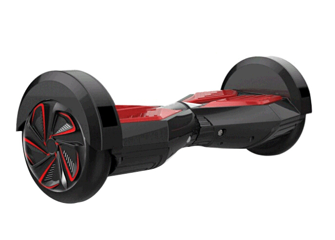 Promotional wholesale black color two wheels self balancing scooters with led light and bluetooth