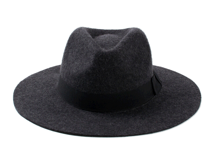 Man jazz Fedora Hats, wool felt Jazz Felt Trilby Hats