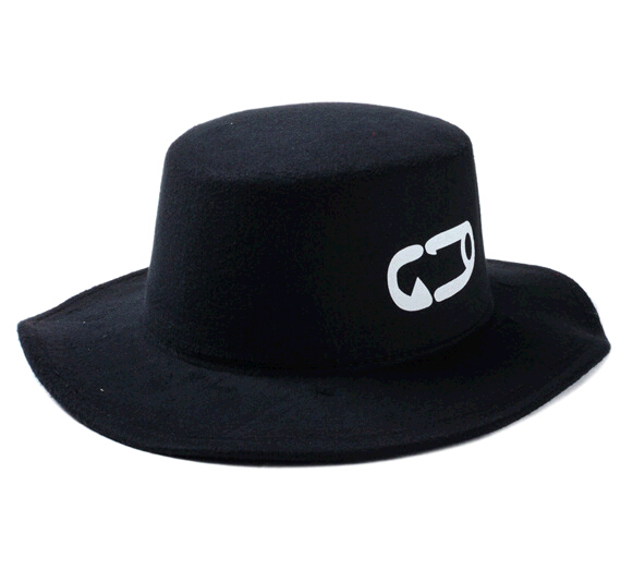 Winter Hippie Unisex 100% Wool Felt Jazz Cap Cowboy Bowler Fedora cap and hat