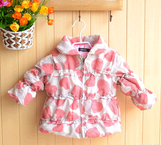 Wholesale custom high quaity children or baby cotton-padded jacket