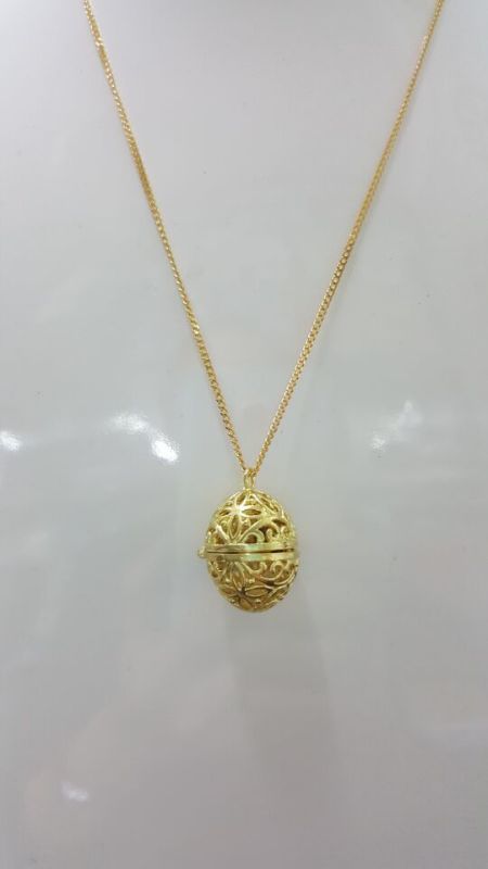 Wholesale new style essential oil diffuser gold color locket necklace