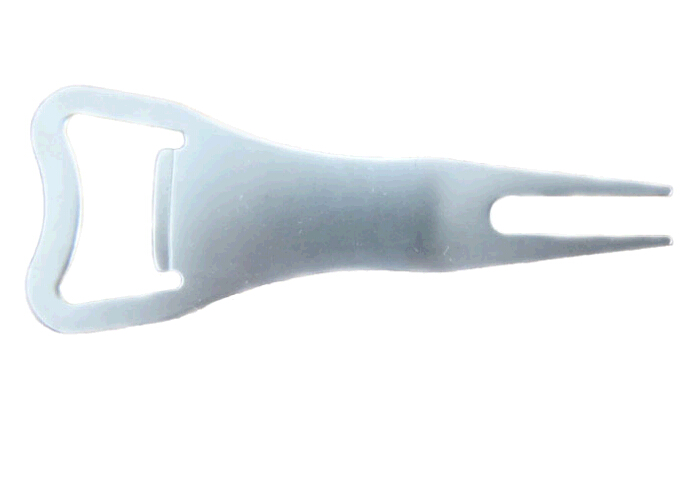 Promotional tooth shape stainless steel bottle opener, fork shape bottle opener