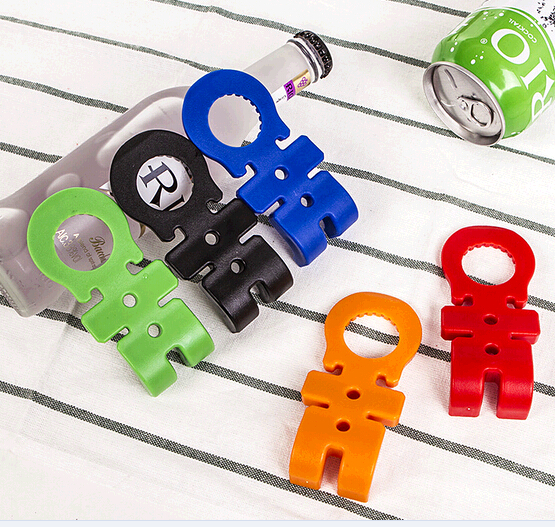 Promotional 4-in-1 function pvc plastic can opener
