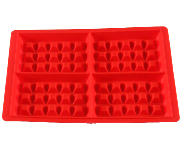 Wholesale red color silicone cake moulds, silicone cake muffin pan