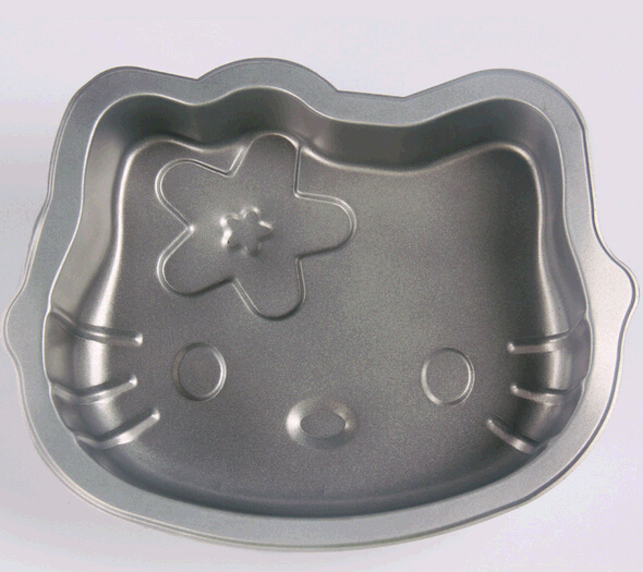 Wholesale 8inch carbon steel cat shape cake mould pan