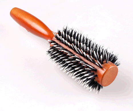 Wholesale natural wooden curly hair comb