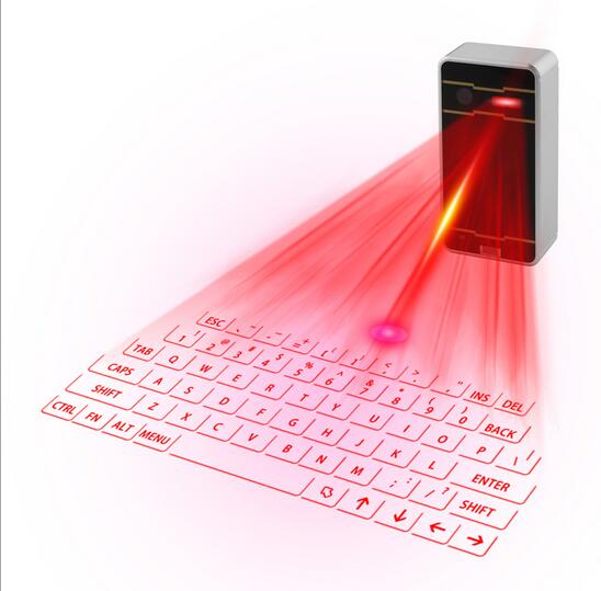 Wholesale promotional laser light bluetooth projection keyboard