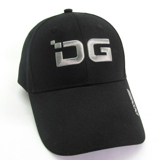 Wholesale custom logo black color cap with embroidery logo