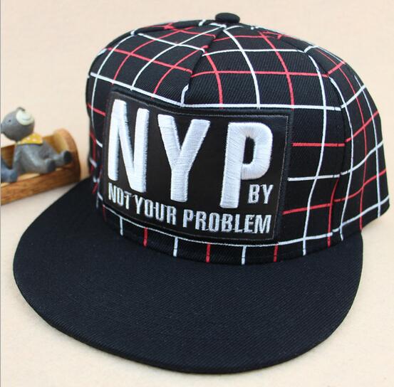 Wholesale fashional strip NYP embroidery logo hip hop cap