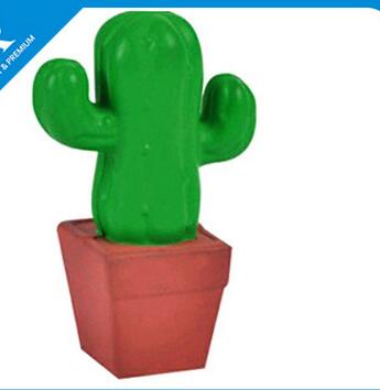 Wholesale cactus or cereus shape pu stress ball
