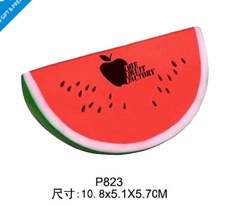 Wholesale watermelon shape pu stress ball