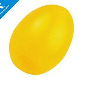 Wholesale yellow color egg pu stress ball