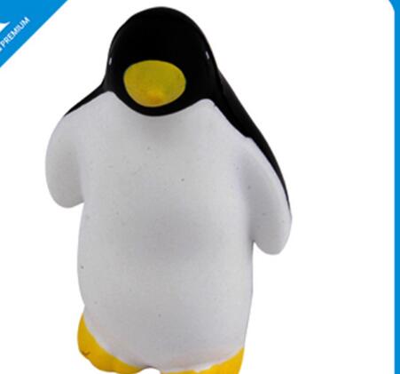 Wholesalewhite color penguin shape pu stress ball