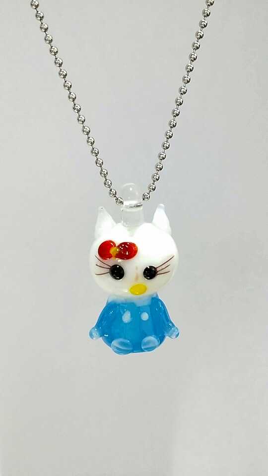 Wholesale ceramic cat shape essencial oil diffuser necklace