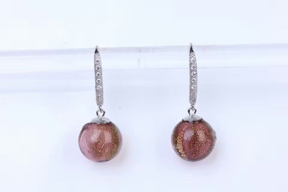 Wholesale promotional fashion style cheap essencial oil 925 silver earring