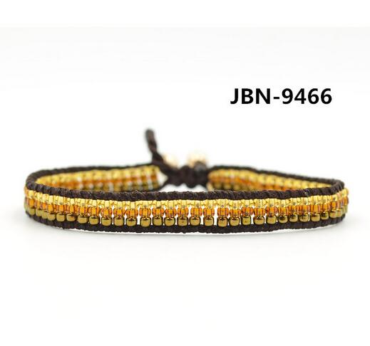 Wholesale yellow color bead wrap bracelet