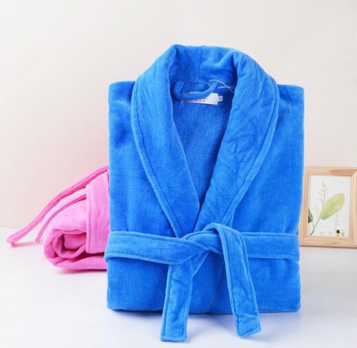 Good quality hotel cotton bathrobes for women or man swimming