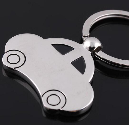 Wholesale car shape metal keychain for promotional