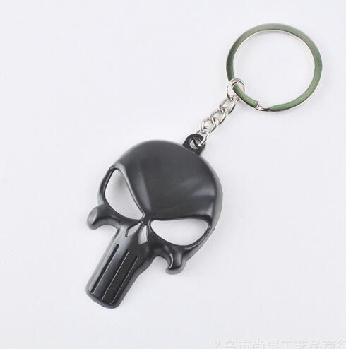 Customize shape batmans hape metal keychain
