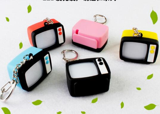 promotional camera shape with sound and voice led keychain
