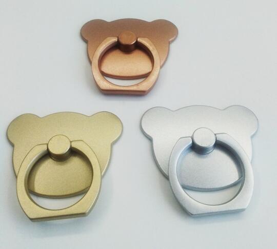 Promotional cheap style cat shape gold color Ring Mobile Phone Holder for iPhone, Phone Finger Grip