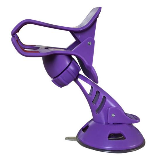 Promotional purple color bicycle mobile phone holder