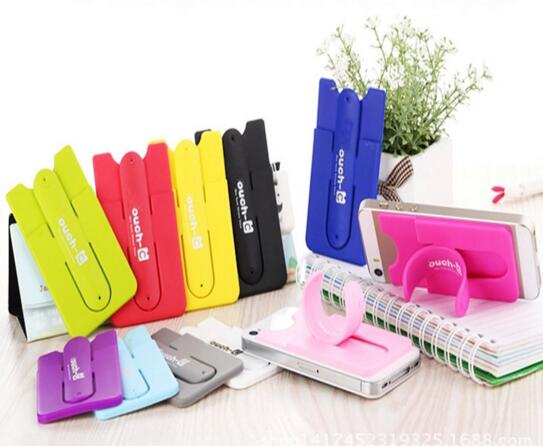 Promotional silicone Slap Phone Holder phone Stand Touch U mobile phone stand