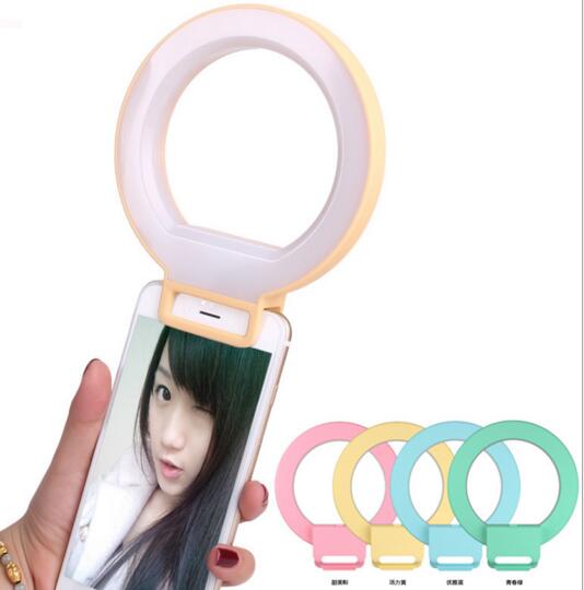 Promotional round shape fill in light led flashlight for cell phone