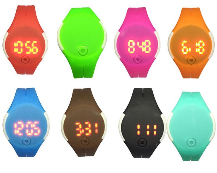 Promotional custom logo cheap waterproof led smart wristband watch