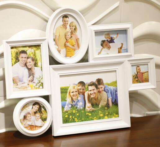 Promotional 6pcs 6in 7inch 10inch family photo frame