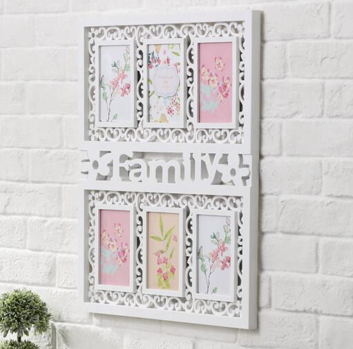 Promotional 6pcs 6inch family photo picture frame
