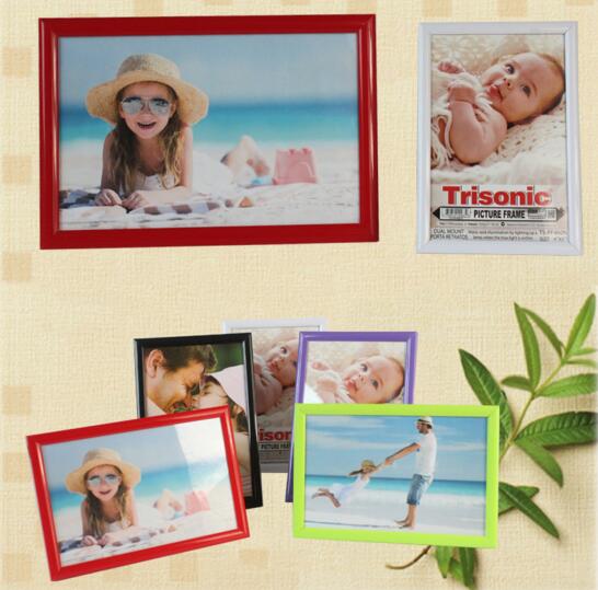 Promotional rectangle shape 5inch 6inch 7inch size desk and wall photo frame