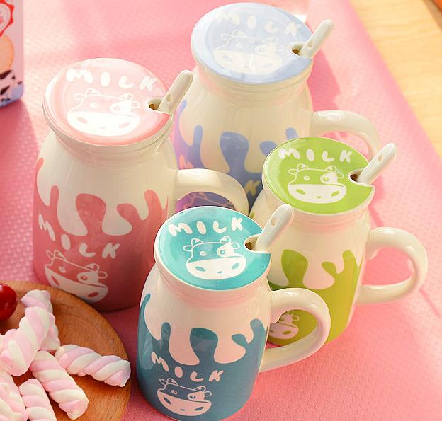 Promotional custom logo high quality milk ceramic mug